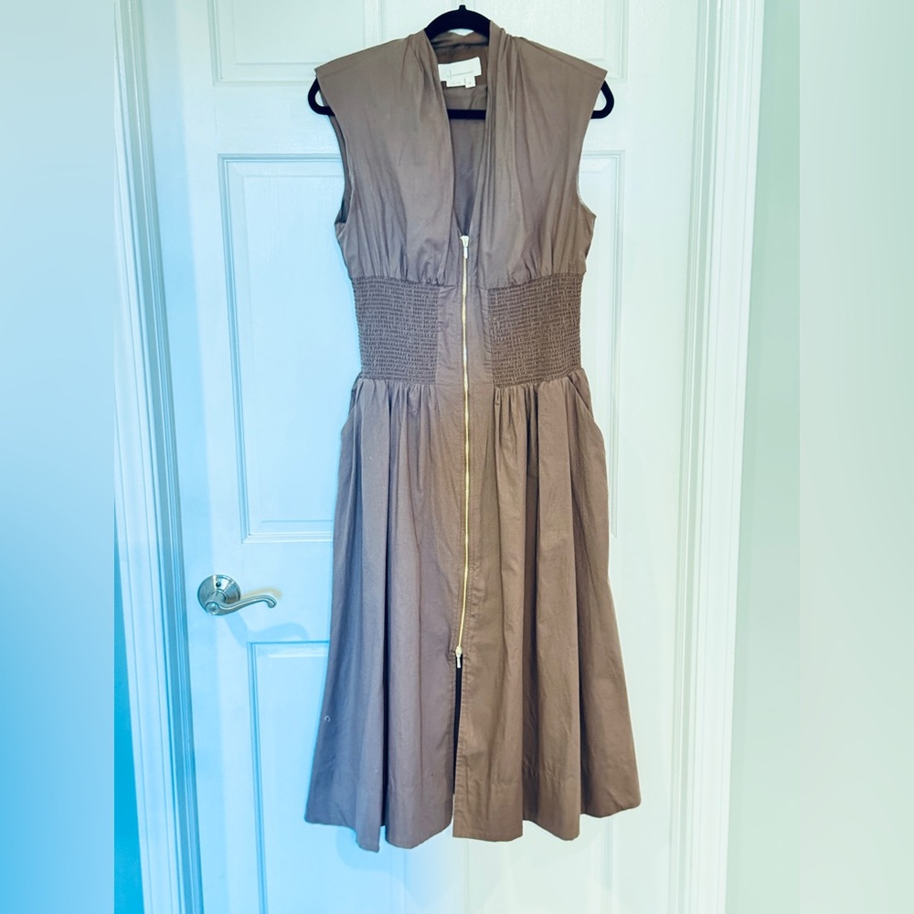 Anthropologie Brown Tommy Midi Dress